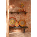Lamp Bruin Recycled hout 38 cm-Tafellampen-J-Line
