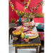 Lamp Bruin Recycled hout 58 cm-Tafellampen-J-Line