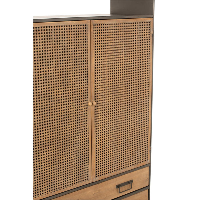 Lamp Naturel Fir hout 35 cm-Tafellampen-J-Line