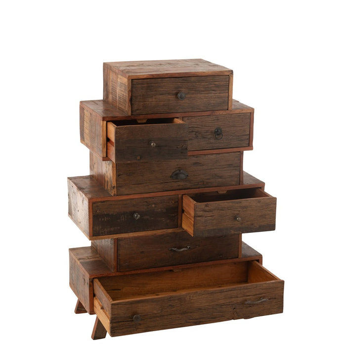 Lamp Naturel Recycled hout 35 cm-Lichtbronnen-J-Line