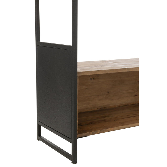 Lamp Naturel Recycled hout L 40 cm-Tafellampen-J-Line