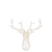 Lamp Wit Kunststof 62 cm Reindeer Head-Tafellampen-J-Line