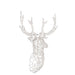 Lamp Wit Kunststof 62 cm Reindeer Head-Tafellampen-J-Line