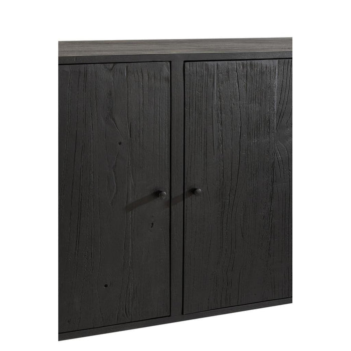 Lamp Zwart Mindi hout 46 cm-Tafellampen-J-Line