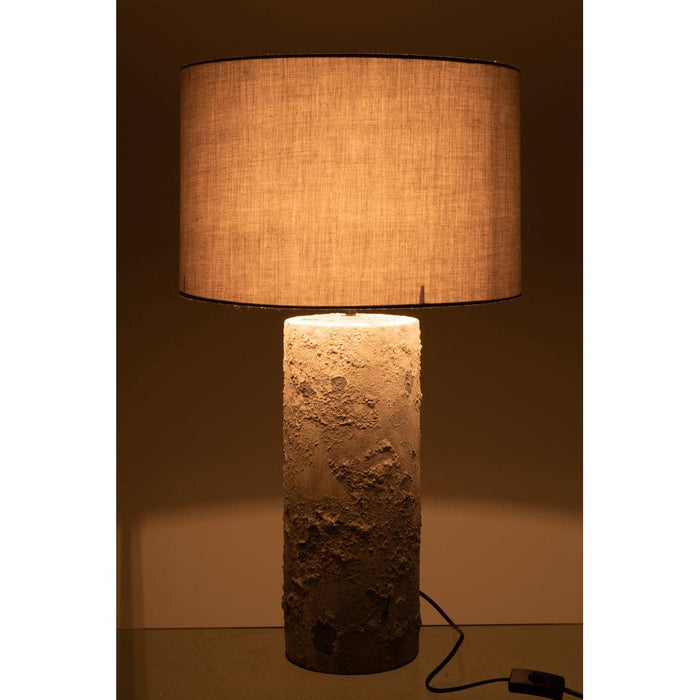 Lampenkap Grijs Kunststof L 42 cm-Hanglampen-J-Line