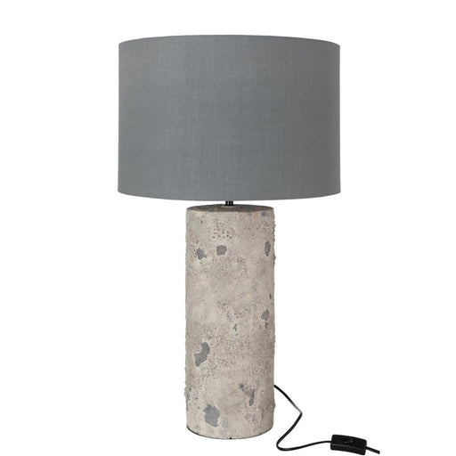 Lampenkap Grijs Kunststof L 42 cm-Hanglampen-J-Line