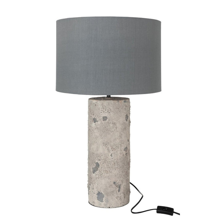 Lampenkap Grijs Kunststof L 42 cm-Hanglampen-J-Line