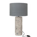 Lampenkap Grijs Kunststof L 42 cm-Hanglampen-J-Line