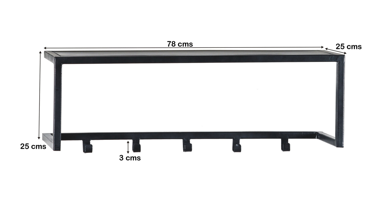 Lampenkap Mangohout Zwart 78 cm-Lampenkappen-Brix