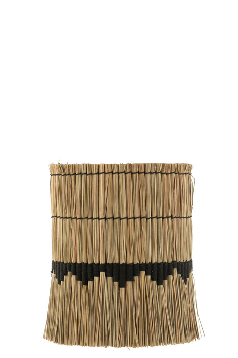 Hanglamp Lampenkap Zwart Gras S 30 cm 30x30x42 cm-Hanglampen-J-Line