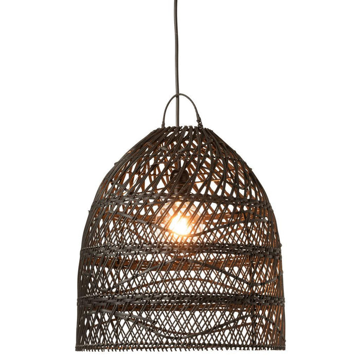 Lampenkap Zwart Ijzer 40 cm-Hanglampen-J-Line