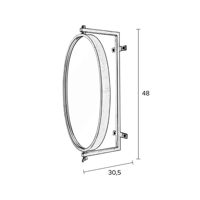 Lara Spiegel Zwart-Spiegels-Creating Home
