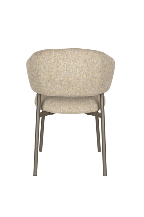 Eetkamerstoel Jasmine Chair Polyester, Metaal Groen, sfeerbeeld 4