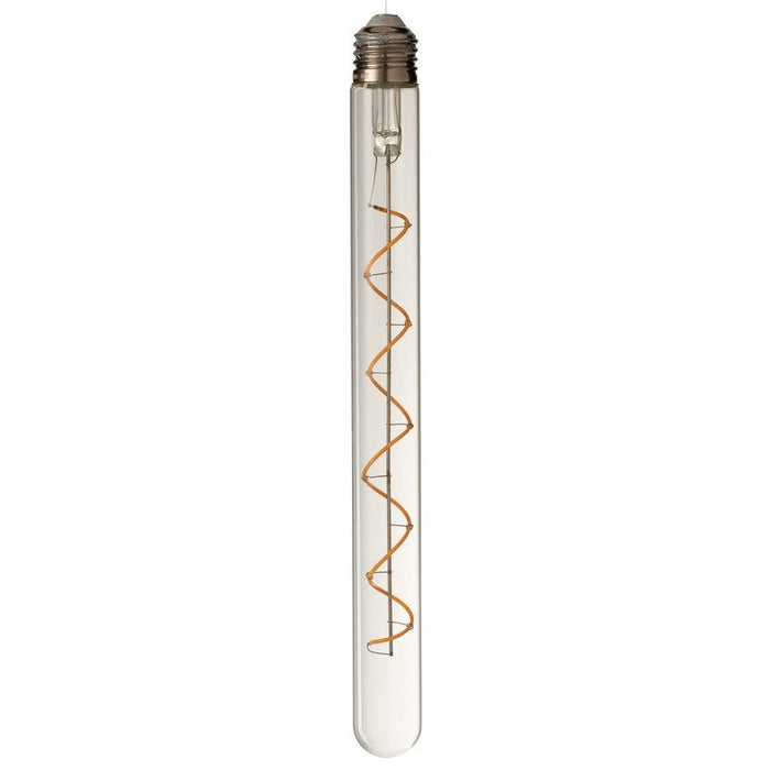 Ledlamp in Box Spiral Glas Geel/Transparent E27-Tafellampen-J-Line