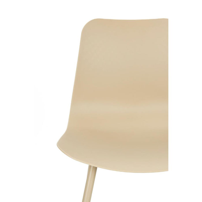 Leon Stoel Beige-Eetkamerstoelen-Creating Home