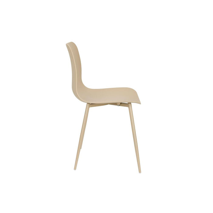 Leon Stoel Beige-Eetkamerstoelen-Creating Home