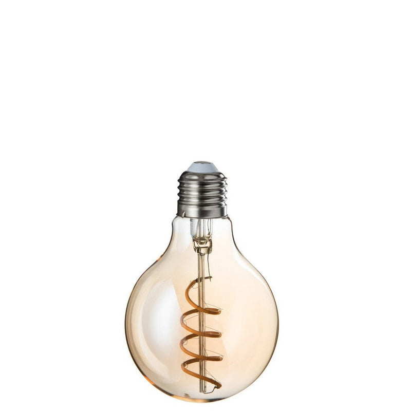 Lichtbron Amber Spiral Transparant 8x8x12 cm-Lichtbronnen-J-Line