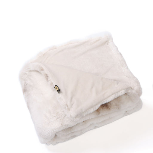 Linde Offwhite Faux Fur Plaid In Giftbox 150 X 200 200x2x150-Plaid-PTMD