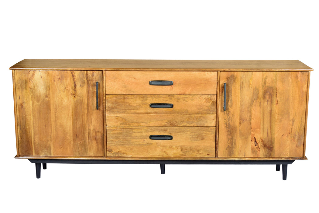 Livingfurn Ayleen 200cm - Naturel - Mangohout-Dressoirs-Livingfurn