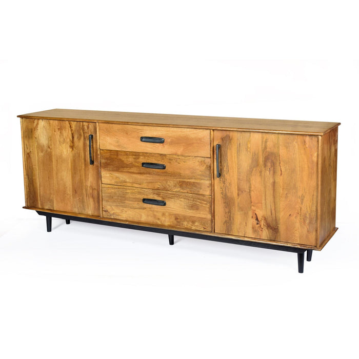 Livingfurn Ayleen 200cm - Naturel - Mangohout-Dressoirs-Livingfurn