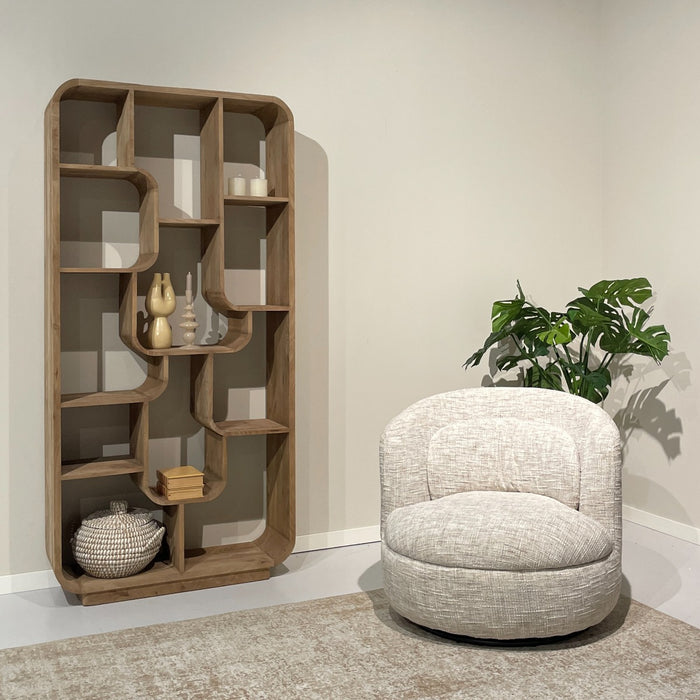 Livingfurn Britt Cream - Beige - Metaal-Decoratie & Accessoires-Livingfurn