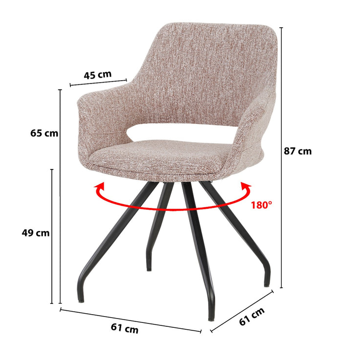 Livingfurn Capp Blossom Lodge - Roze - Metaal-Decoratie & Accessoires-Livingfurn