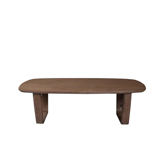 Livingfurn Cortez 130cm - Bruin - Mangohout-Eettafels-Livingfurn