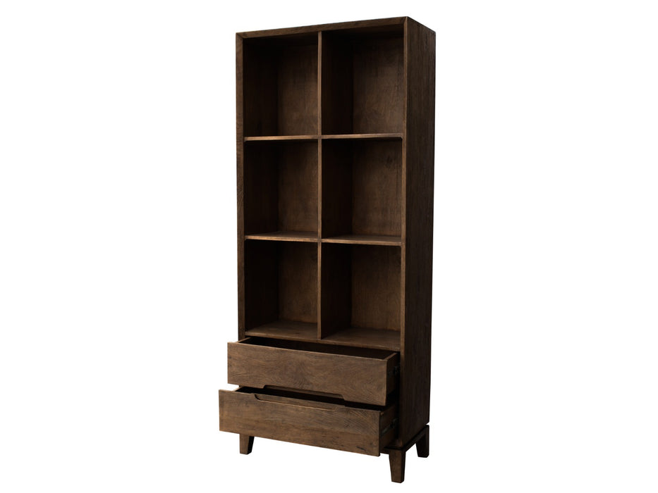 Livingfurn Cortez 83 cm - Bruin - Mangohout-Opbergkasten-Livingfurn