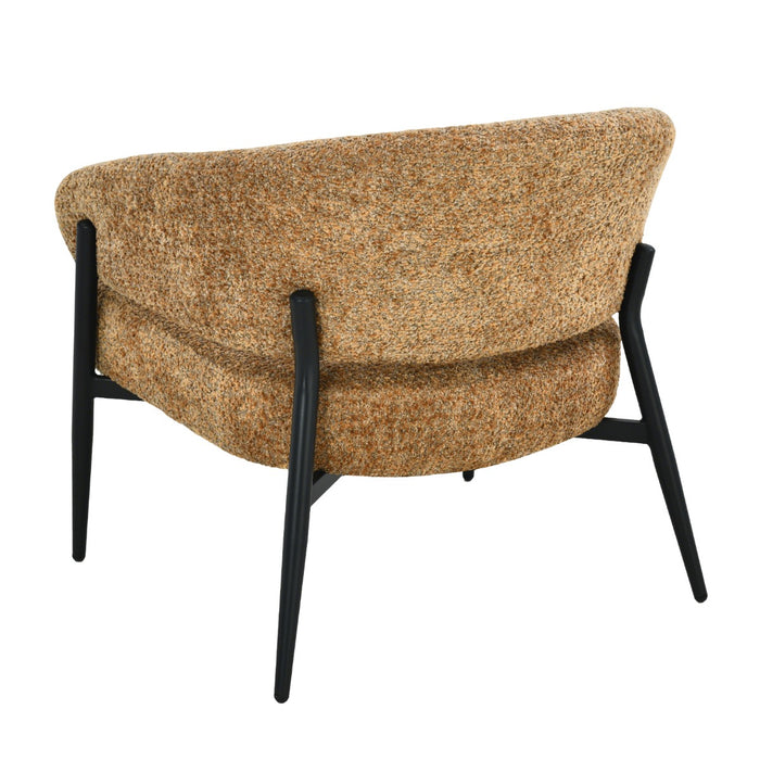 Livingfurn Dilan Venga Cognac - Geel - Metaal-Fauteuils-Livingfurn