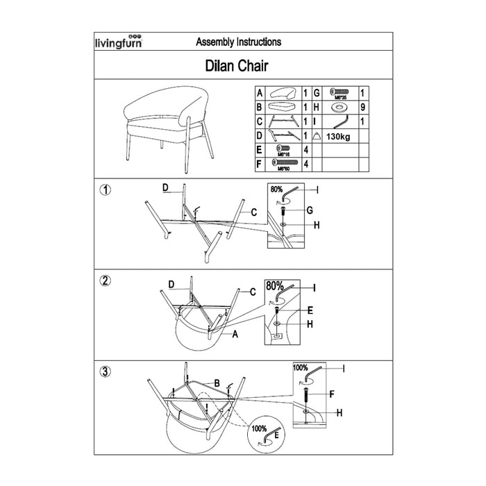 Livingfurn Dilan Venga Hazel - Rood - Metaal-Decoratie & Accessoires-Livingfurn