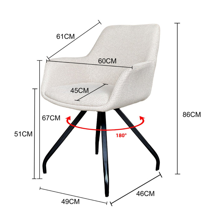 Livingfurn Duke Beige - Beige - Metaal-Decoratie & Accessoires-Livingfurn