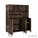 Livingfurn Elan Brown 135cm - Bruin - Metaal-Opbergkasten-Livingfurn