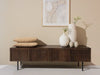 Livingfurn Elan Brown 180cm - Bruin - Metaal-Dressoirs-Livingfurn
