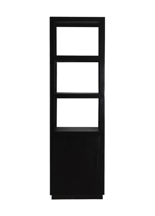 Livingfurn Jaxx Black 60cm - Zwart - Mangohout-Vakkenkasten-Livingfurn