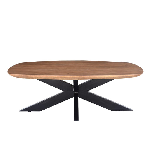 Livingfurn Jesper 120cm - Naturel - Metaal-Eettafels-Livingfurn