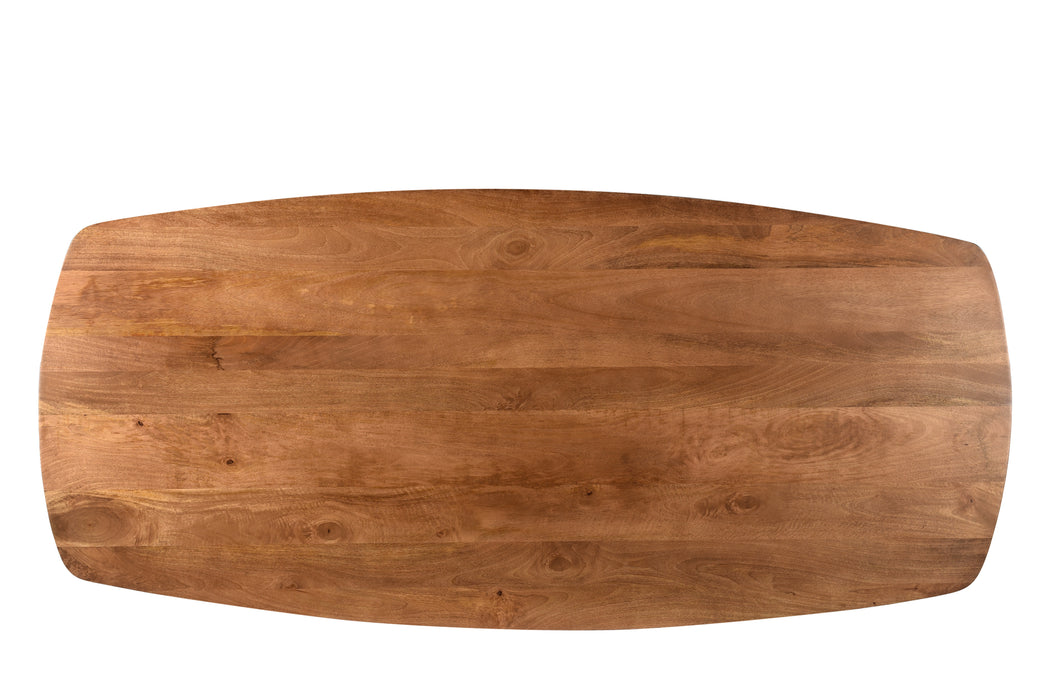 Livingfurn Jesper Danish Oval 210cm - Naturel - Metaal-Eettafels-Livingfurn