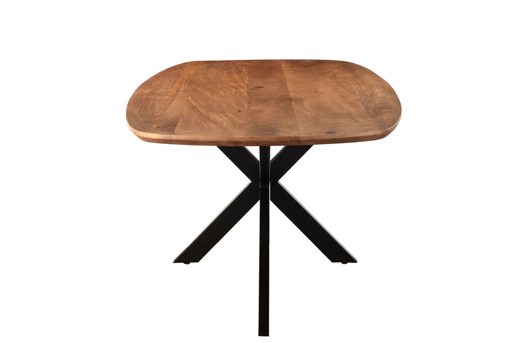 Livingfurn Jesper Danish Oval 230cm - Naturel - Metaal-Eettafels-Livingfurn