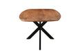 Livingfurn Jesper Danish Oval 230cm - Naturel - Metaal-Eettafels-Livingfurn