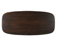 Livingfurn Jesper Danish Oval Brown 210cm - Bruin - Metaal-Eettafels-Livingfurn