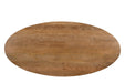Livingfurn Jesper Oval 210 cm - Naturel - Metaal-Eettafels-Livingfurn
