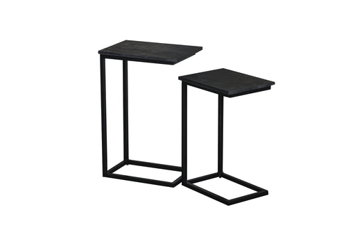 Livingfurn Jordy Norris Set of 2 - Zwart - Metaal-Eettafels-Livingfurn