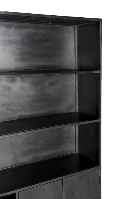 Livingfurn Kala 120 cm - Zwart - Metaal-Opbergkasten-Livingfurn