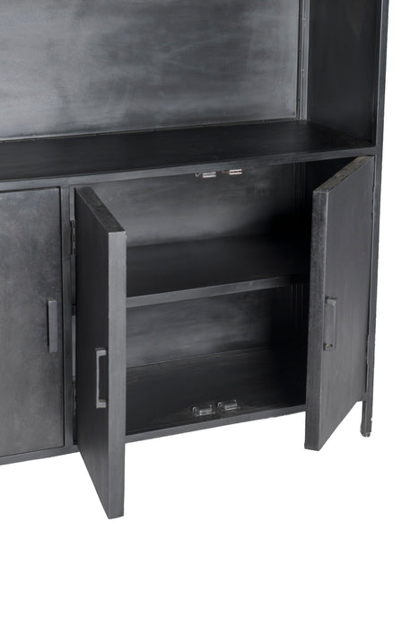 Livingfurn Kala 120 cm - Zwart - Metaal-Opbergkasten-Livingfurn