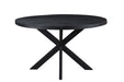 Livingfurn Kala Round 150 cm - Zwart - Metaal-Eettafels-Livingfurn