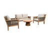 Livingfurn Malaga Tuinset - Hout-Decoratie & Accessoires-Livingfurn
