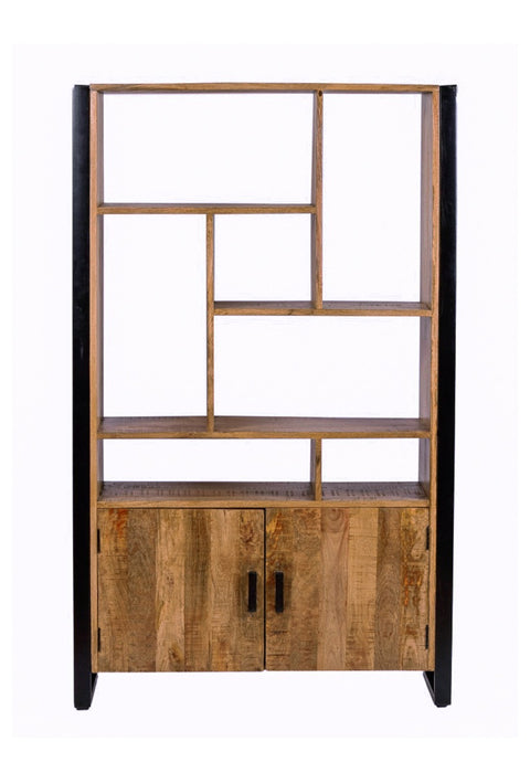 Livingfurn Nairobi 110cm - Naturel - Metaal-Vakkenkasten-Livingfurn