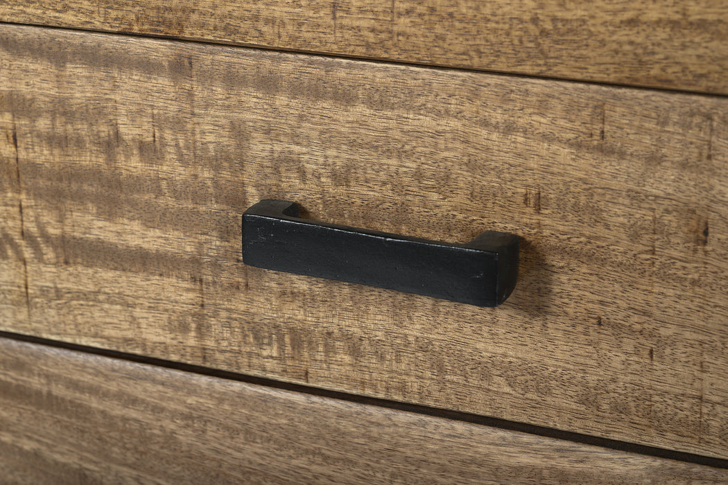 Livingfurn Nairobi 180 cm - Naturel - Metaal-Dressoirs-Livingfurn