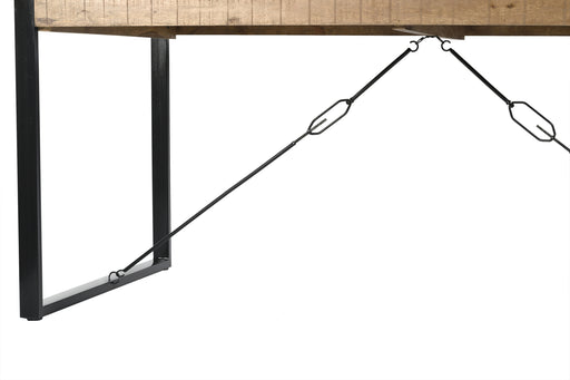 Livingfurn Nairobi 220x100 cm - Naturel - Metaal-Eettafels-Livingfurn