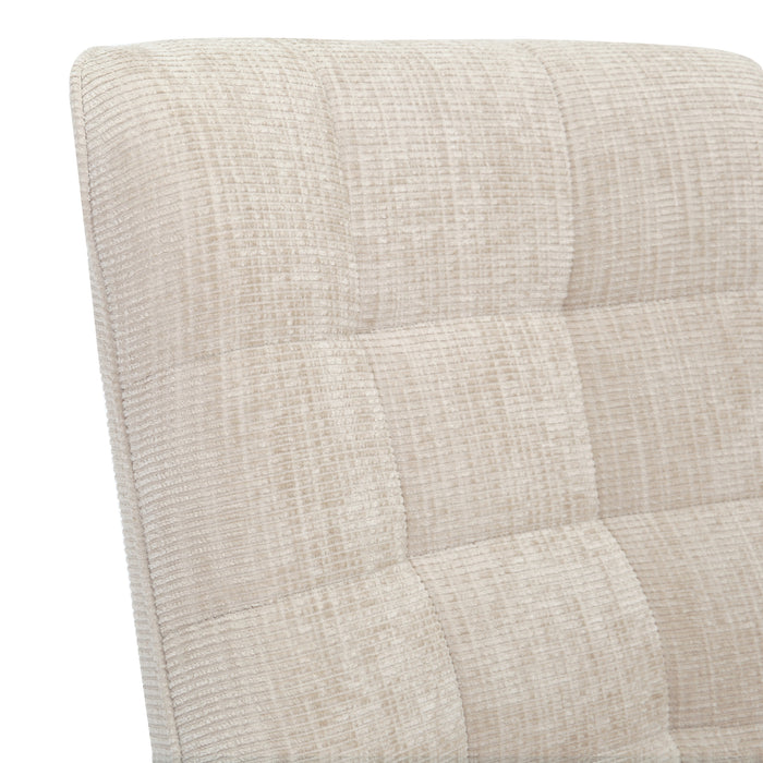 Livingfurn Naomi Toffee - Beige - Metaal-Fauteuils-Livingfurn