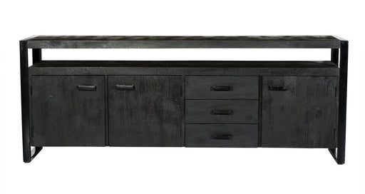 Livingfurn Norris 210 cm - Zwart - Metaal-Dressoirs-Livingfurn